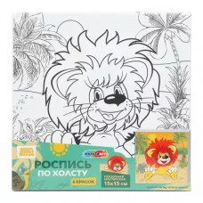 Набор для детского творчества холст для росписи 15*15 см СОЮЗМУЛЬТФИЛЬМ МУЛЬТИ АРТ 401786