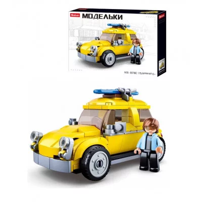 Конструктор пластиковый. SLUBAN Автомобиль (176 деталей). Арт. M38-B0706C M38-B0706C