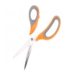 Ножницы канцелярские 19,5 см. (НЖ-1170) лезвия из нерж стали (2,0мм), прорезин ребристые ручки, НЖ-1170