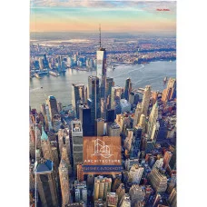 Бизнес-блокнот А4 120л. ВИД НА НЕБОСКРЁБЫ Б120-6699 пер.7БЦ