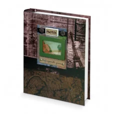 Фотоальбом BRAUBERG на 200 фото 10*15 см, индивид. бокс, твердая обложка, путешествие,390672
