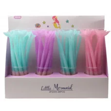 Ручка гелевая синяя 0,5мм Хвост русалки PROFIT РГ-6683