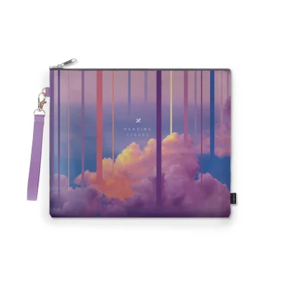 Папка д/тетрадей 1 отд. А4 LOREX MAXI PACK 34х25 см молния полиуретан сирен. с ручкой универс. 236853