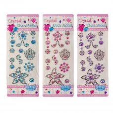 Наклейки-стразы Alingar, акриловые, пакет с европодвесом, "Морская звезда" AL9573