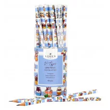 Карандаш чернографит. дерев. LOREX V-TYPE COCTAIL KITTENS НВ заточенный трехгранный тубус принт на к 220875