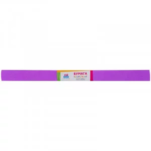 Бумага крепированная ArtSpace, 50*200см, 30г/м2, сиреневая, в рулоне 267830