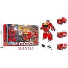 Робот-машина пожарный Fire Engine (42 дет.) в коробке D622-H145ABC