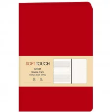 Книга для записей А5 80л Soft Touch. Пламенный красный КанцЭксмо КЗСК5803619