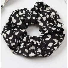 Резинка для волос "Орбита" пятна мини 12см чёрно-белый 10526838