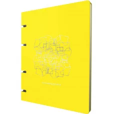 Тетрадь (студ., офис) А5 120л "PEARL. Желтый (NEW)" КанцЭксмо ТКИФ1205429