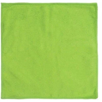 Салфетка универсальная, микрофибра, 25х25 см, зеленая, 180 г/м2, ЛЮБАША ЭКОНОМ, 603950