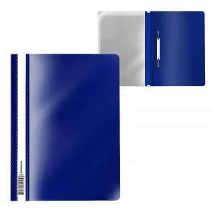 Папка-скоросшиватель пластиковая ErichKrause Diamond Total Blue, A4, синий 54886
