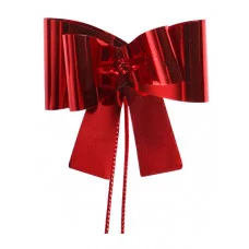 Затягивающийся декоративный бант Красный, 5,5*4,5 см БЛ-0388