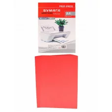 Бумага  цветная INTENSIVE КРАСНЫЙ (Б-3558) А4 80 г/м2., 50л. Б-3558
