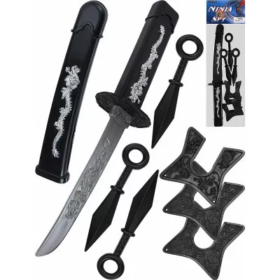 Игровой набор "Ниндзя" (катана + 6 предметов, в пакете) ( Арт. Y18544204)