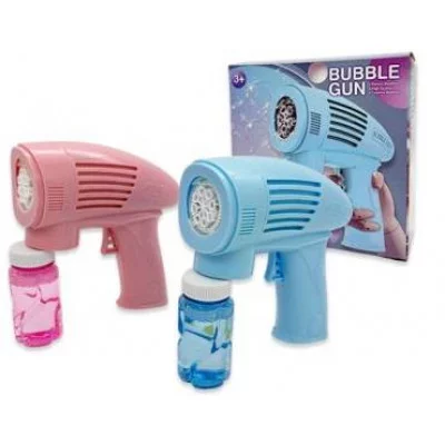 Мыльные пузыри игрушки DJ-192 "Пушка" электрический, 30мл, 14х15х6см, пластик, ассорти, к/кор Y-19 333045