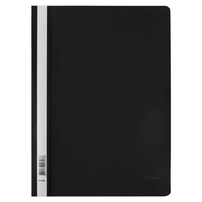 Скоросшиватель пласт мягкий б/перф А4 0,18мм с прозр. верхом "Premier" черный EXPERT COMPLETE 214181 314281