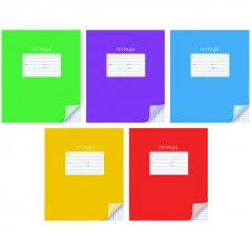 Тетрадь 18л., клетка ArtSpace "Однотонная. С уголком" Спейс 200400