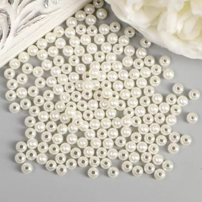 Бусины для творчества "Жемчуг" набор d=0,6 см 20 гр 1364536