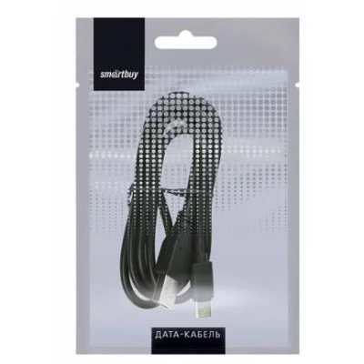 Кабель Smartbuy iK-3112, USB - Type-C, 2A output, 1м, черный 337154