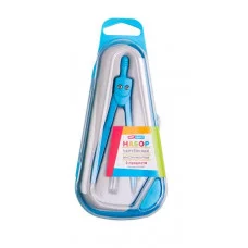 Готовальня ArtSpace, 2 предмета, циркуль 115мм, пластиковый футляр, ассорти 260697