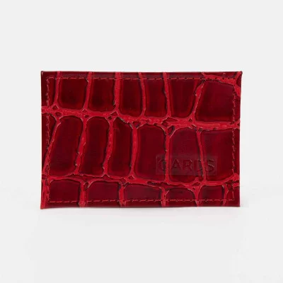 Картхолдер, 9,6*0,1*6,5, скат красный 790581