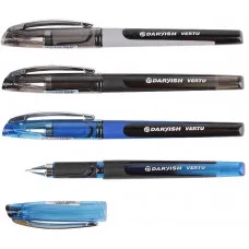 Ручка шар. синяя "Darvish" Vertu корпус с резиновым держателем цвет ассорти SR-12806