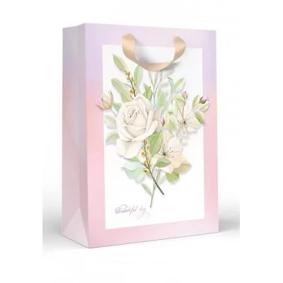 Пакет подарочный (M) "Нежность" 151102530