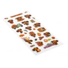 Наклейки гелевые Мульти-Пульти "Ушастик",  22*10см, пакет европодвес 369156