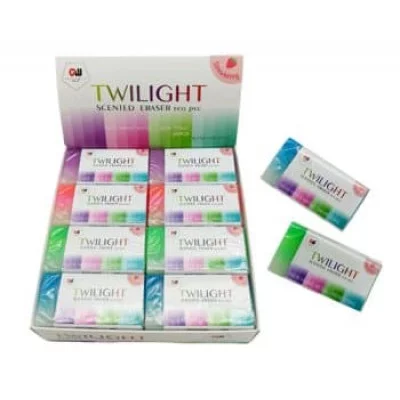 Ластик GREENWILL DB-107 "Градиент" 60*30*10мм прямоугольный, ароматизированный, цвета ассорти HR-04722 328236