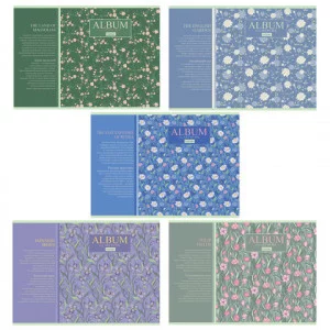 АЛЬБОМ для рисования 40л А4ф на скобе матовая ламинация серия -Charming garden- 057262 Аль4127