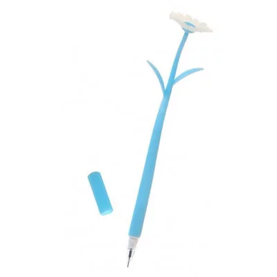 Ручка гелевая-прикол МИКС Ромашки, меняет цвет при ультрафиолете 4519086