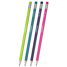 Чернографитный карандаш ErichKrause Panda Hugs, круглый, с ластиком, НВ 62762