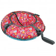 Тюбинг-ватрушка Ф 0,6 м, ткань с рисунком 15-113Р, цвета микс 619464