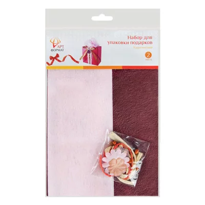Набор д/упаковки подарков КОРИЧНЕВЫЙ
