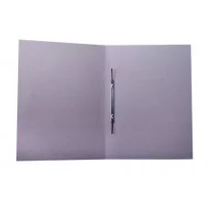 Скоросшиватель OfficeSpace "Дело", картон мелованный, 300г/м2, синий, пробитый, до 200л. 195077