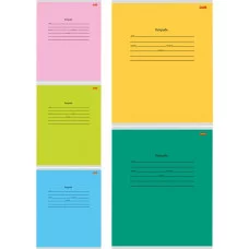 TМ"Remix"Тетрадь ЛИНИЯ 24л. КЛАССИКА-5 (24-3594) (обл.- мелов. картон, второй блок) 1диз САЛАТОВЫЙ 24-3594