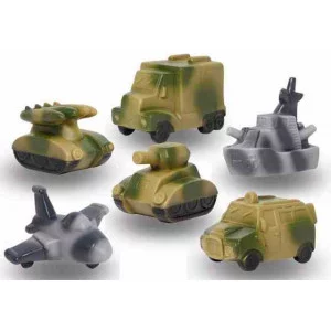 Набор игрушек из ПВХ "Набор Военная техника", размеры от 4-5 см B3231