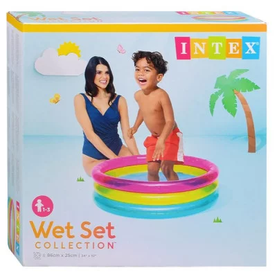 Бассейн надувной «Радуга», 86 х 25 см, 1-3 лет, 57104NP INTEX