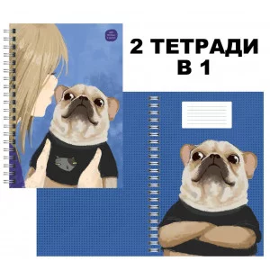 Тетрадь (студ., офис) А4 96л "Обнимашки" КанцЭксмо ТСЛ4965314