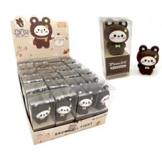 Точилка  CW-67 "Мишка" 45*30*25мм, фигурная, 1 отделение, без накопителя, в упаковке ПВХ XP-2773 (24/720)  325090