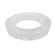 Клейкая лента INTELLIGENT DJ-93/CN-25 силиконовая 3м*2см многоразовая двусторонняя прозрачная 321527