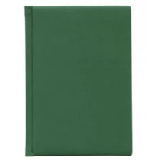 ЕЖЕДНЕВНИК А6, 160л. недатир. ГЛОСС зеленый, перепл.кожзам 160E-8723