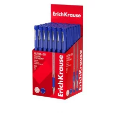 Ручка шариковая ErichKrause ULTRA-30 Stick&Grip Classic 0.7, Super Glide Technology, цвет чернил син