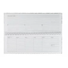 ПЛАНИНГ 56 л. недатир. ЗАТЕЙЛИВЫЙ УЗОР (56-9981) 7БЦ, 105х290, гребень + 5-ая краска серебро 56-9981