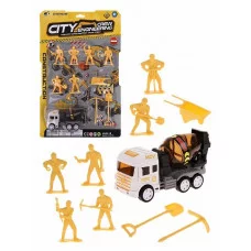 Набор Строители, 10 предметов, в ассорт., блистер 6881-5