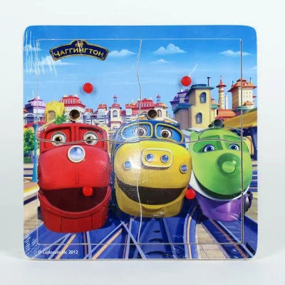 178261 ПАЗЛ ДЕРЕВ. "ИГРАЕМ ВМЕСТЕ" CHUGGINGTON, 4 ЭЛЕМЕНТА