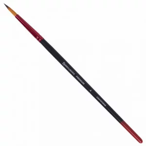 Кисть синтетика, круглая № 4, BRAUBERG PREMIUM, 201003