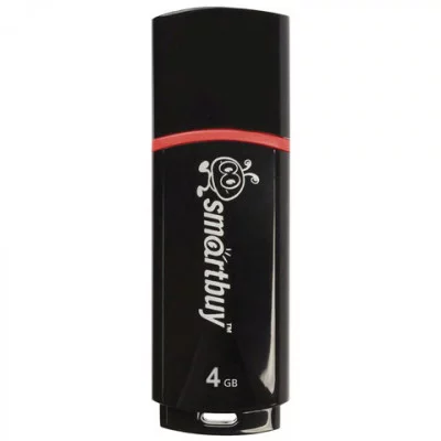 Флеш-диск Smart Buy USB Flash 4GB Crown черный Smart Buy 218758