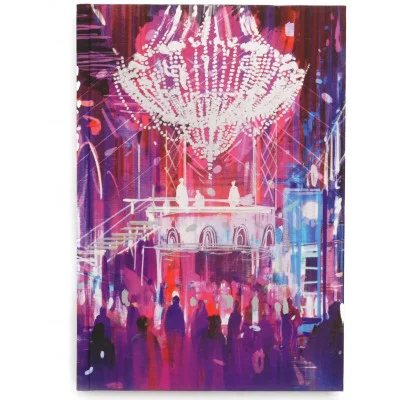 Книга для записей А5 80л "Красочный вечер" КанцЭксмо КЗФ5804037